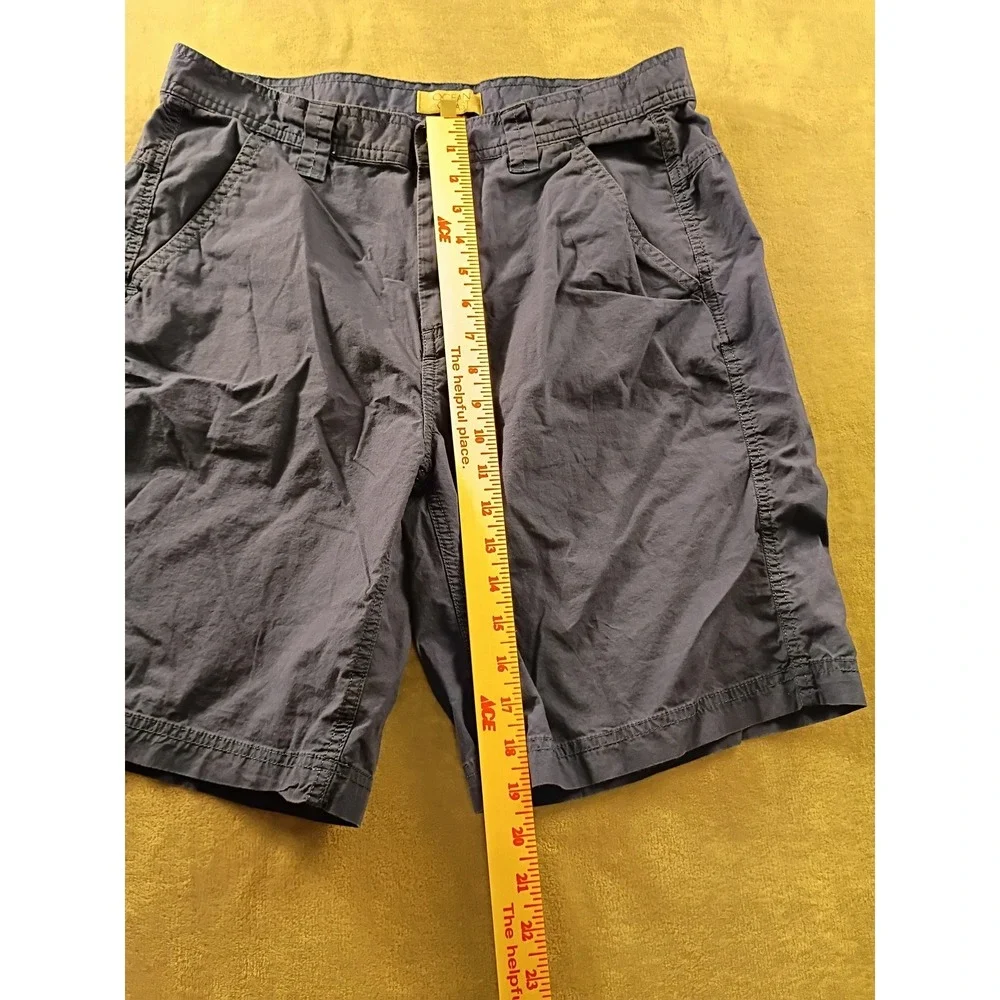 Ocean + Coast Shorts Mens 32 Blue Chino 9 Inseam Lightweight‎ Stretch Casual